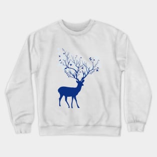 Blue deer Crewneck Sweatshirt